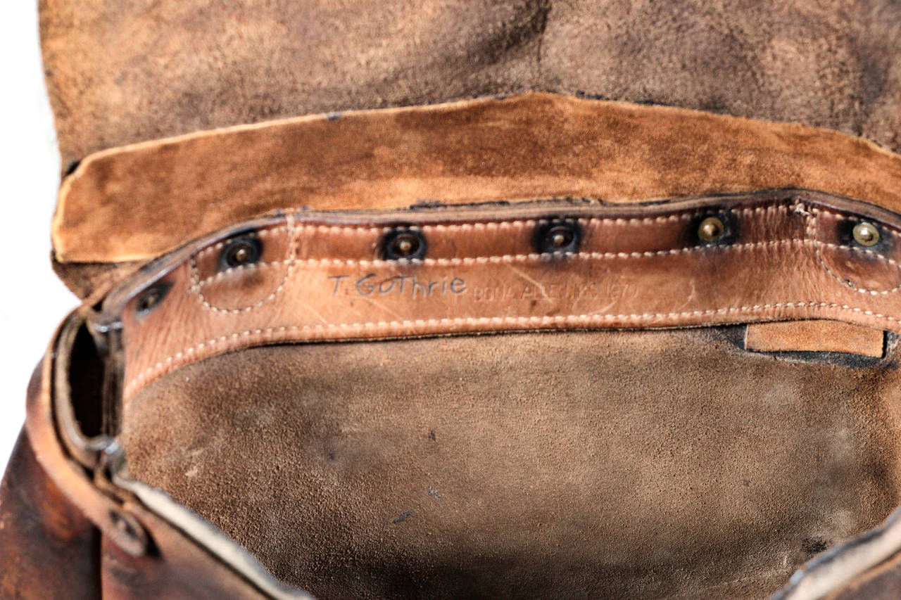 Vintage Leather Mail Carrier Bag For Sale at 1stDibs vintage mail carrier bag, vintage leather