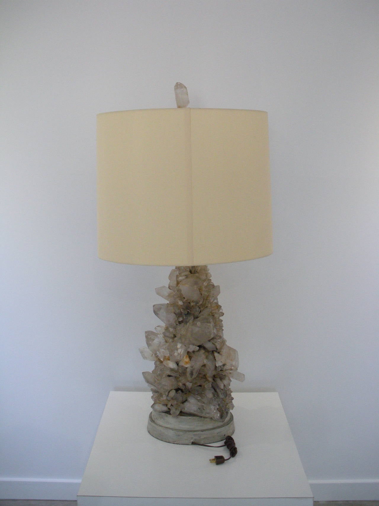 Carole Stupell Rock Crystal Lamp:  1950 4