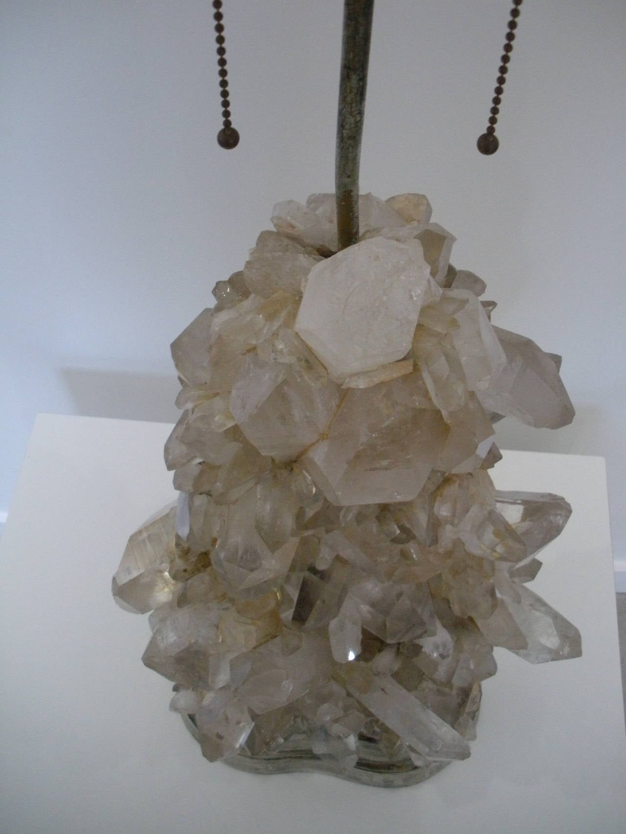 Carole Stupell Rock Crystal Lamp:  1950 2