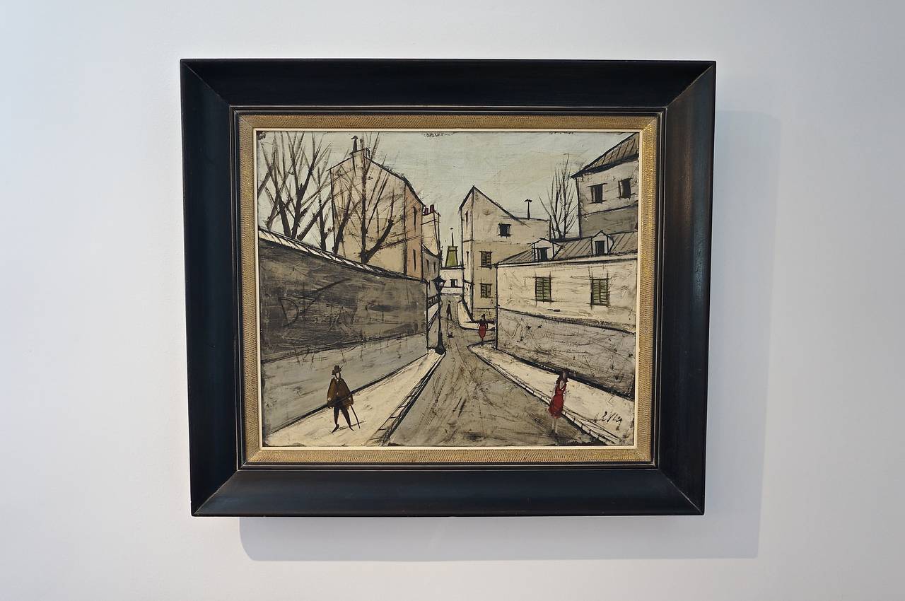 20ième siècle Peinture du milieu du siècle de l'artiste français emblématique Charles Levier