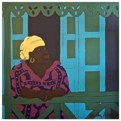 Oil On Canvas Painting:  Jaqueline G. Chenoweth 1978