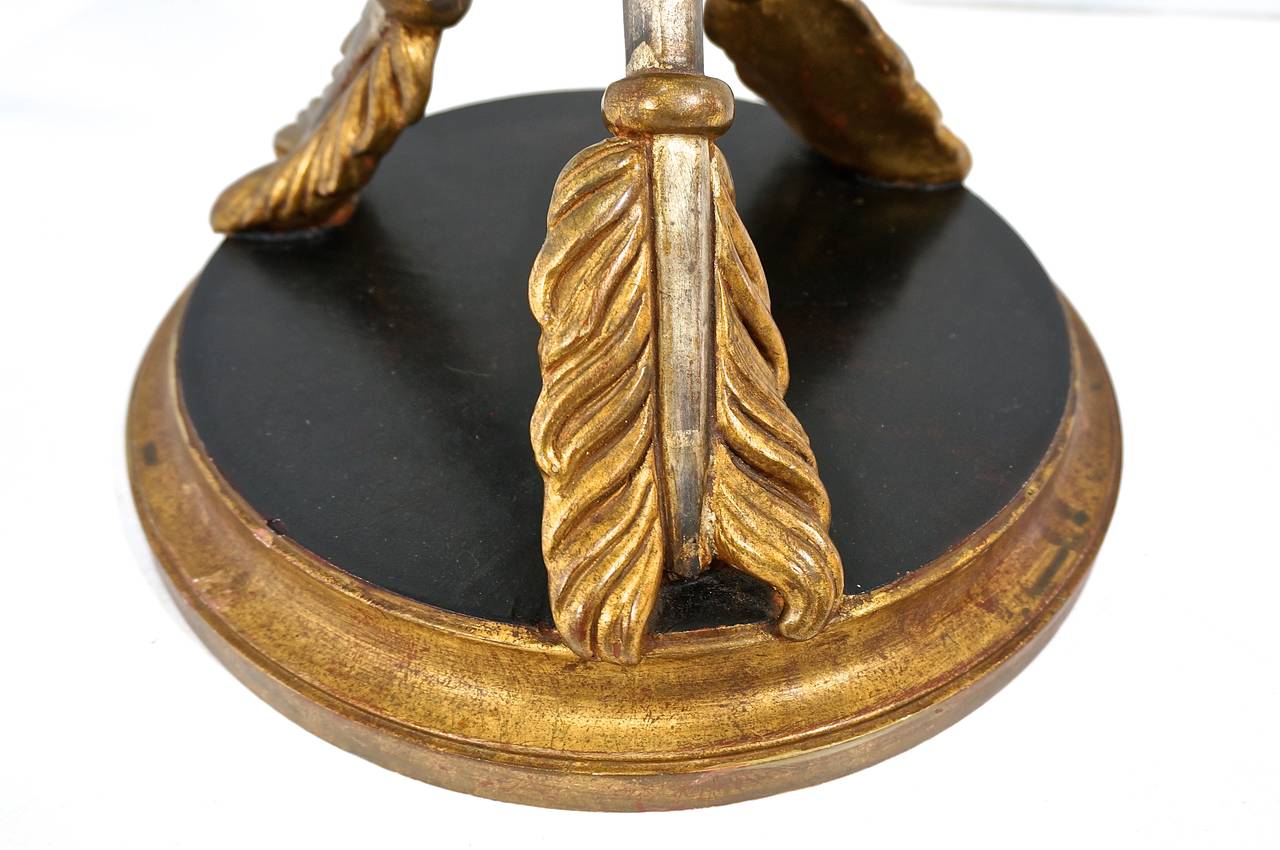 19th Century Style Italian Occasional Table with Crossed-Arrow Motif 3