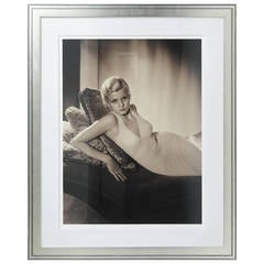 Large-Scale, Iconic Photograph of Jean Harlow, George Hurrell, 1932 10