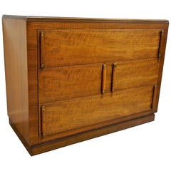 Antique American Art Deco Mahogany Chest of Drawers