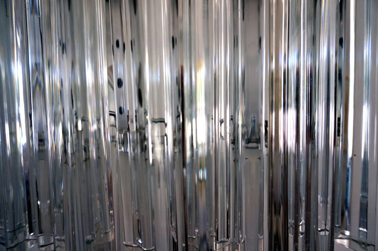 20th Century Set of Four Mid-Century Murano Glass Sconces: Venini for Camer