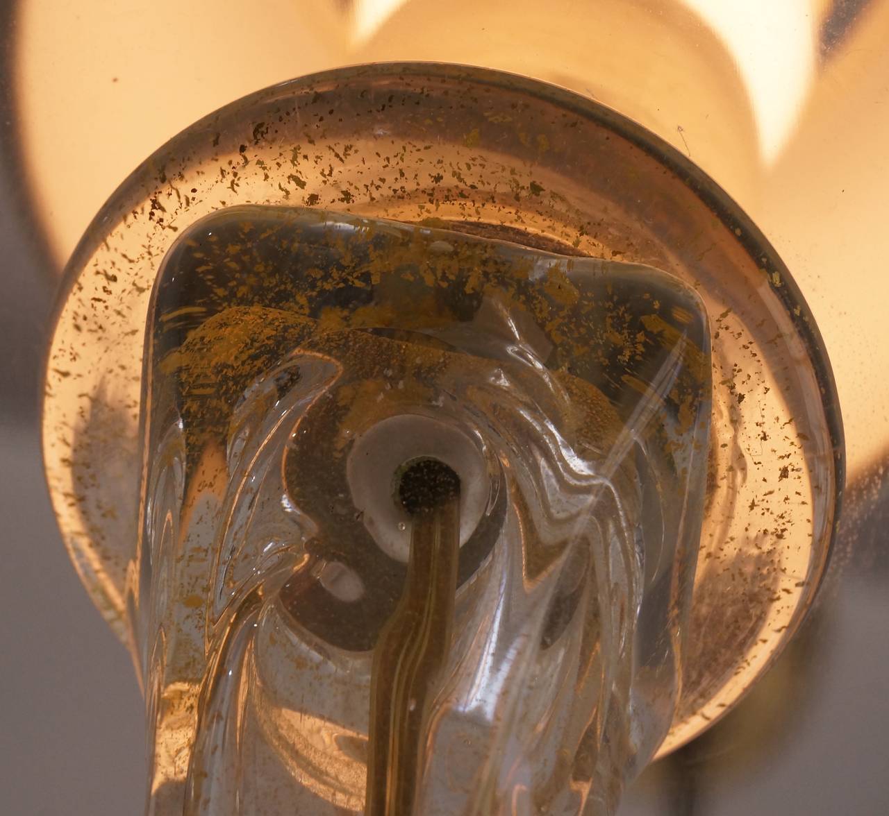 Five-Light Murano Glass Chandelier by Angelo Donghia, 1980s 1