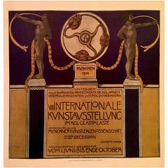 Vienna Secession Period International Art Exhibition Poster by Julius Diez, 1901 2