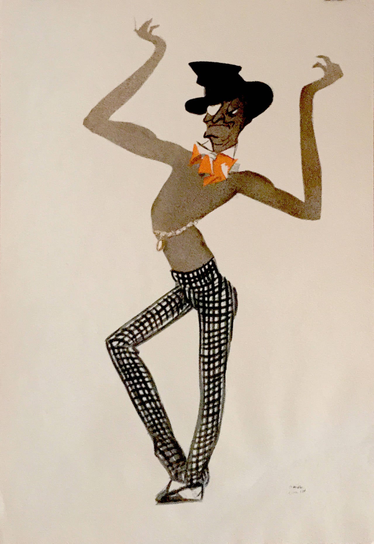 Art Deco Period French Plates 16 and 17 from Le Tumulte Noir by Paul Colin, 1927