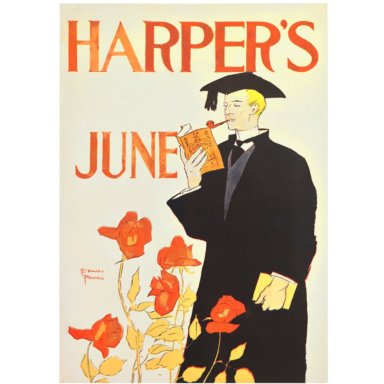 Edward Penfield for Harper's Magazine, June 1895 For Sale at 1stDibs