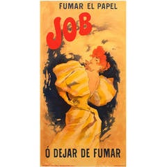 French Belle Époque Period Poster for Job by Jules Chéret, 1895