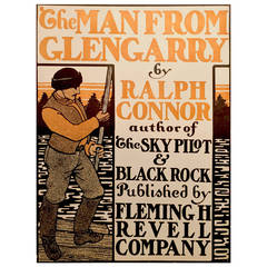 Antique Original American Poster for the Man from Glengarry by Ralph Connor