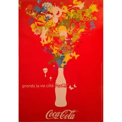 French Modern Period Advertising Poster for Coca-Cola