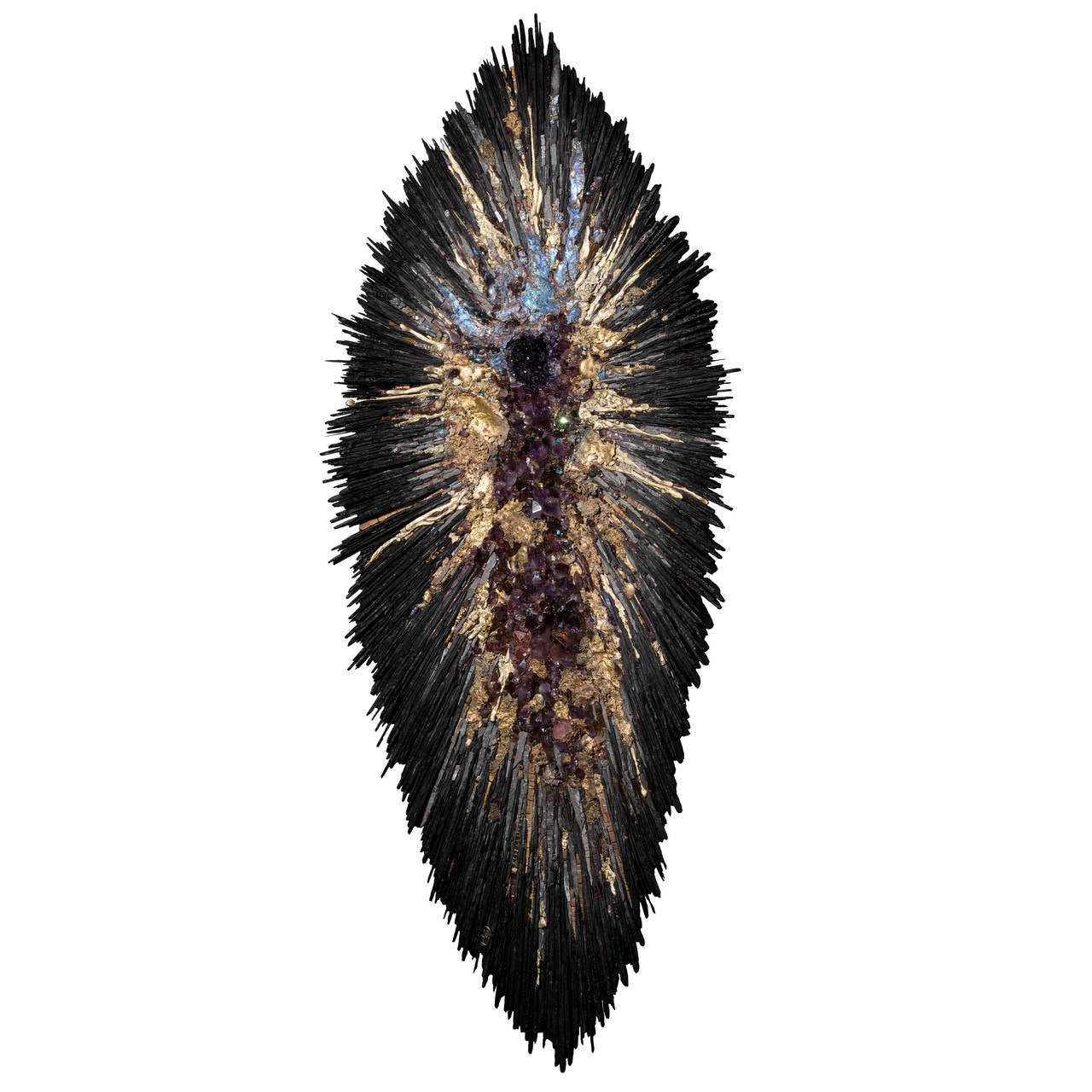 Béatrice serre 2015 "amethist big bang" wall sculpture for sale at ...