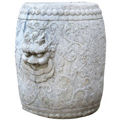 Chine Antique sièges de jardin en marbre sculpté à la main tabourets tambour:: Qing 19ème siècle
