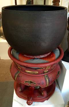 Meiji Period Fine Bronze Japanese Temple Gong