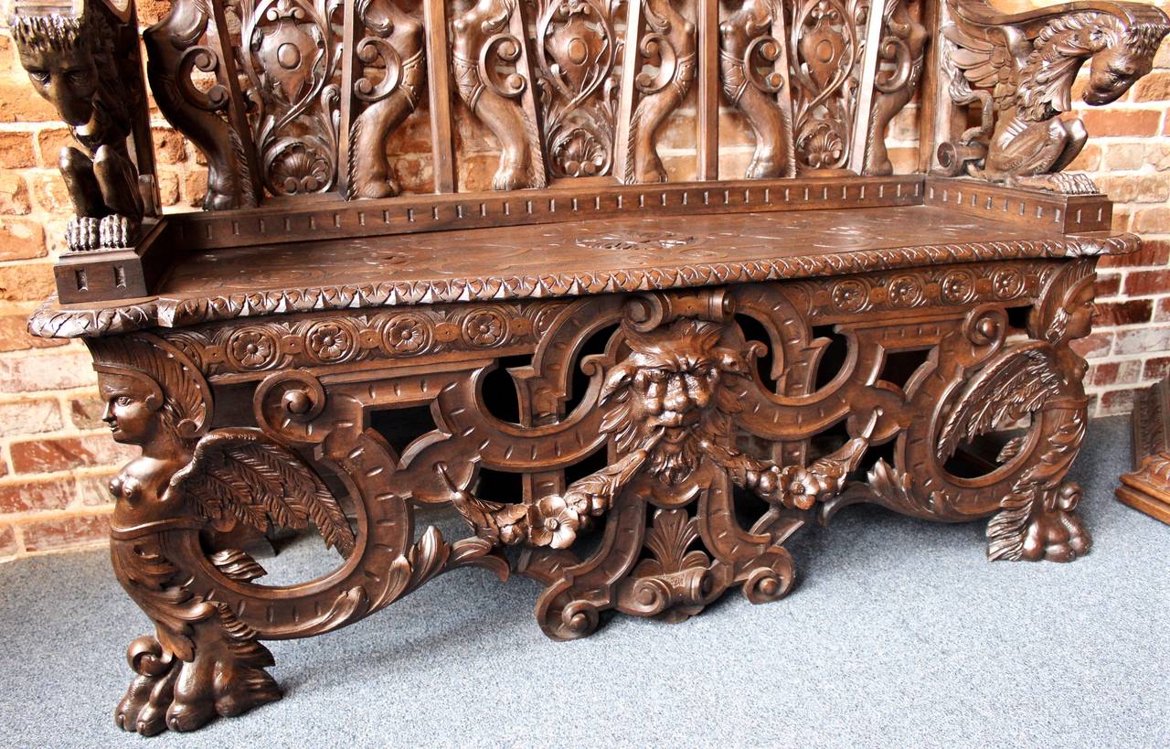 Other Early 20th Century Italian Hall Bench For Sale