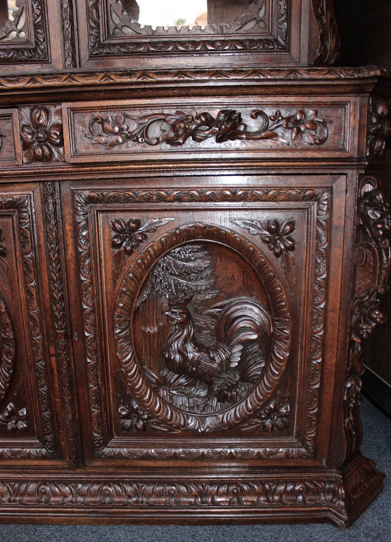 Hand-Carved Early 20th Century French 