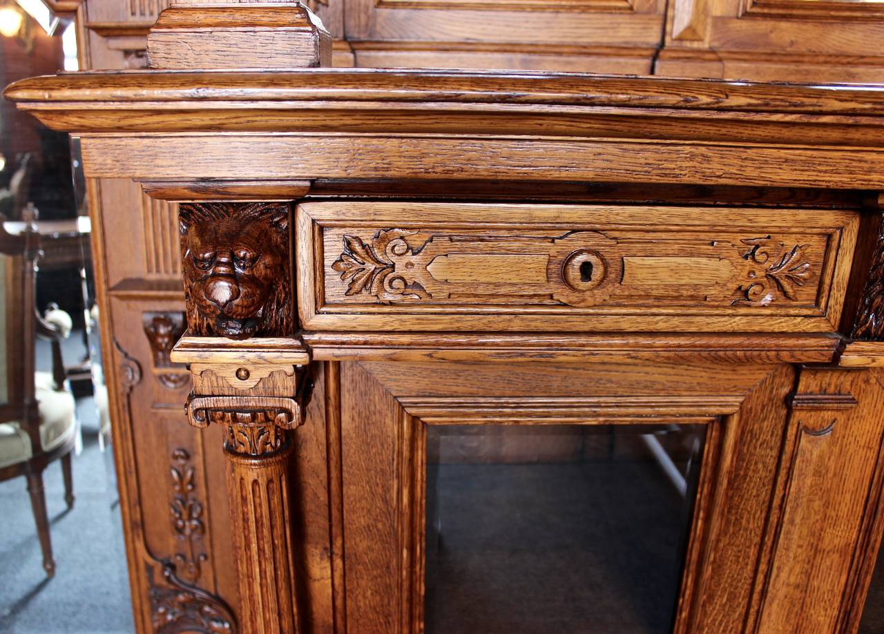 Late 19th Century Belgian Renaissance Cabinet For Sale 4