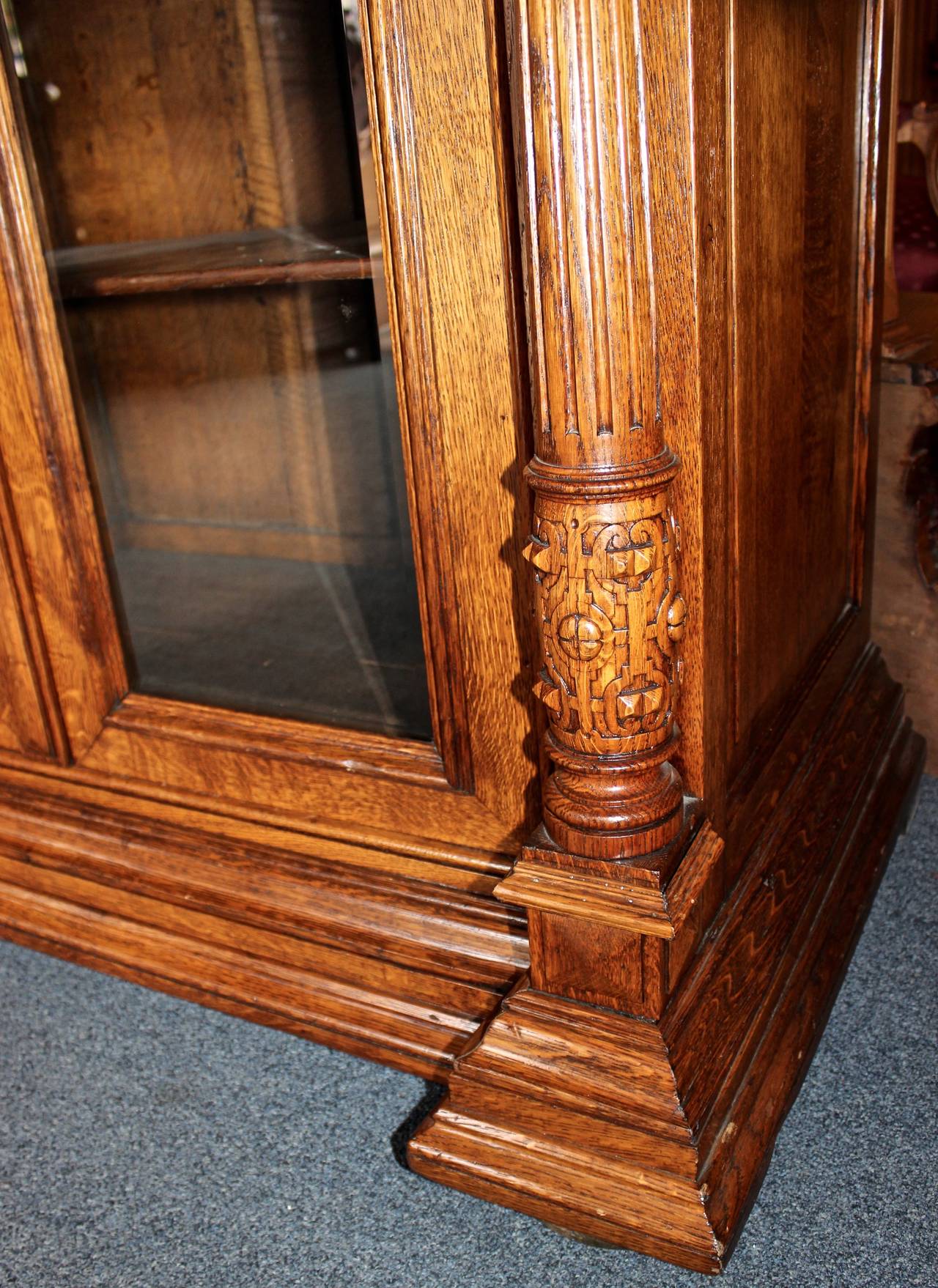 Late 19th Century Belgian Renaissance Cabinet For Sale 3