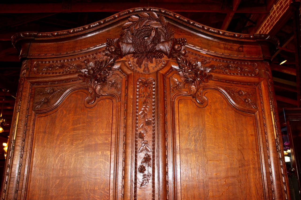 Other Late 19th Century French Oak Period Armoire For Sale