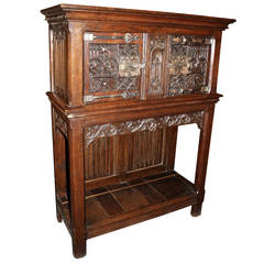 Early 20th Century Gothic Cabinet