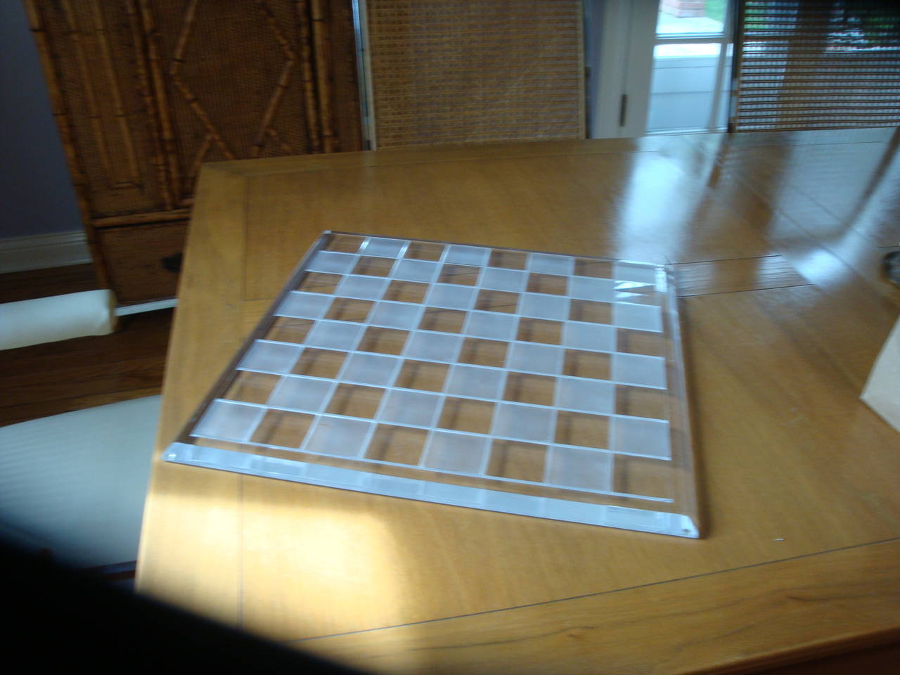 American Austin Cox Chess Set and Lucite Board