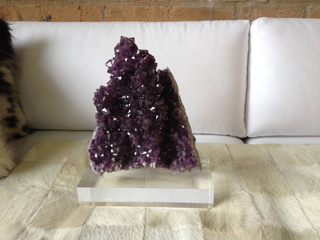 Natural Amethyst Stone In Excellent Condition In Chicago, IL