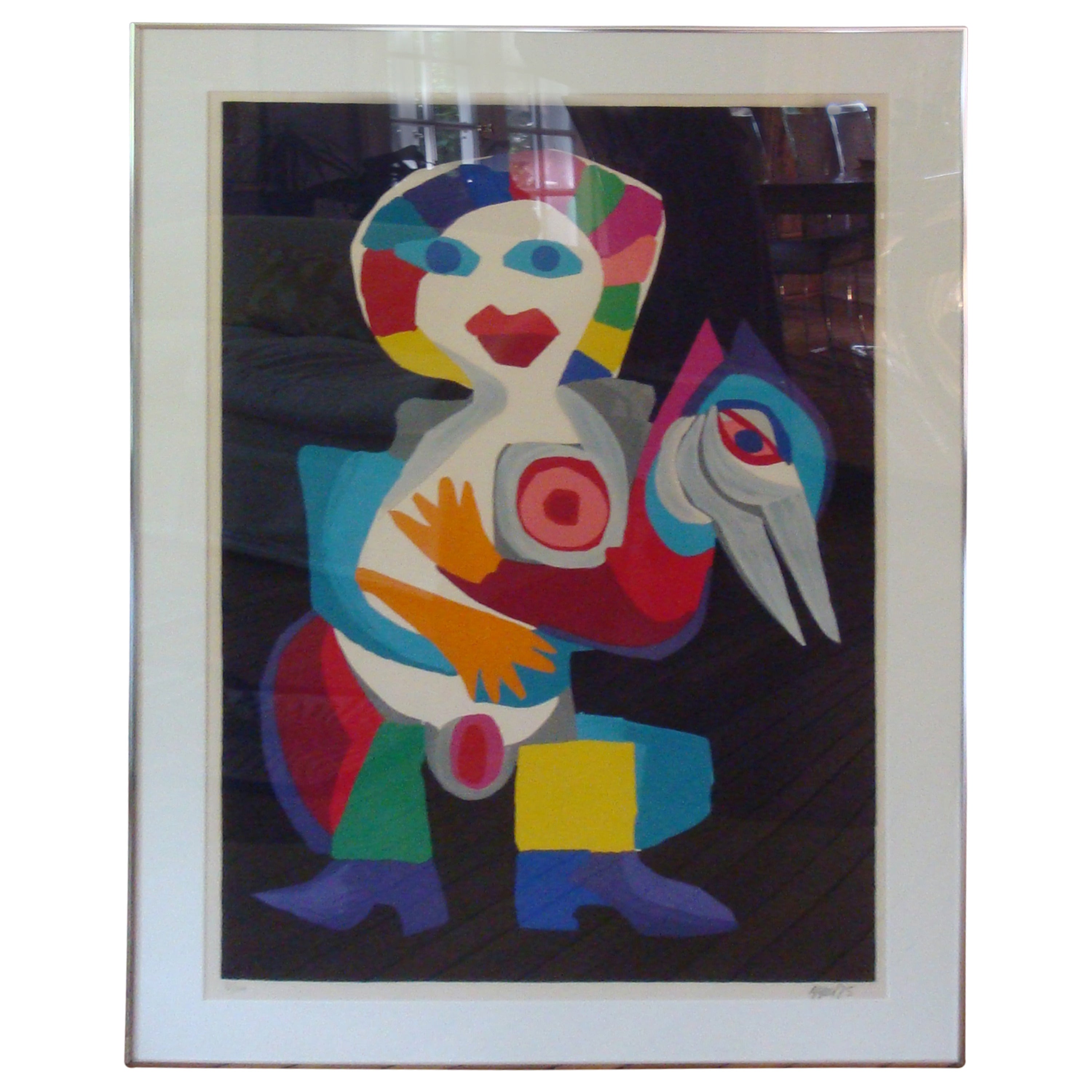 Karel Appel Limited Edition Print Serigraph
