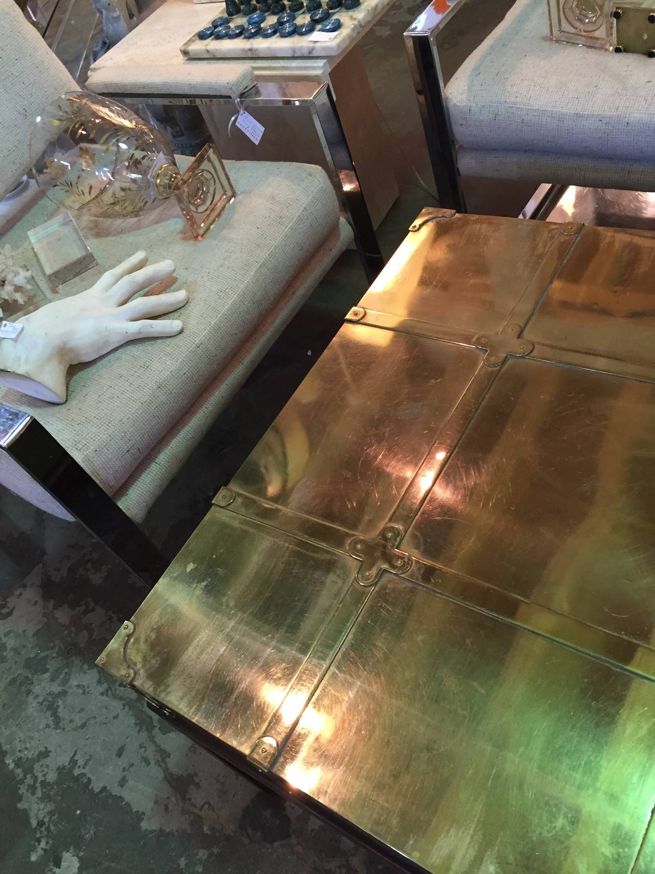 sarreid coffee table