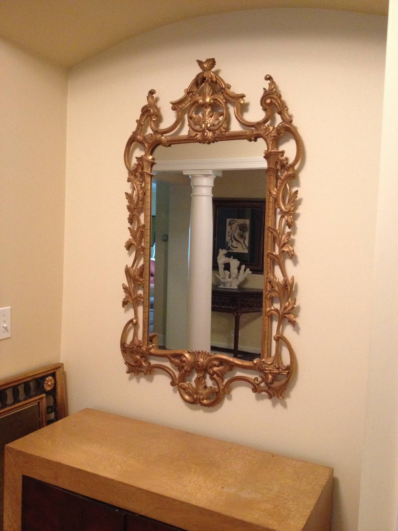 Late 20th Century Giltwood Mirror by Carvers' Guild