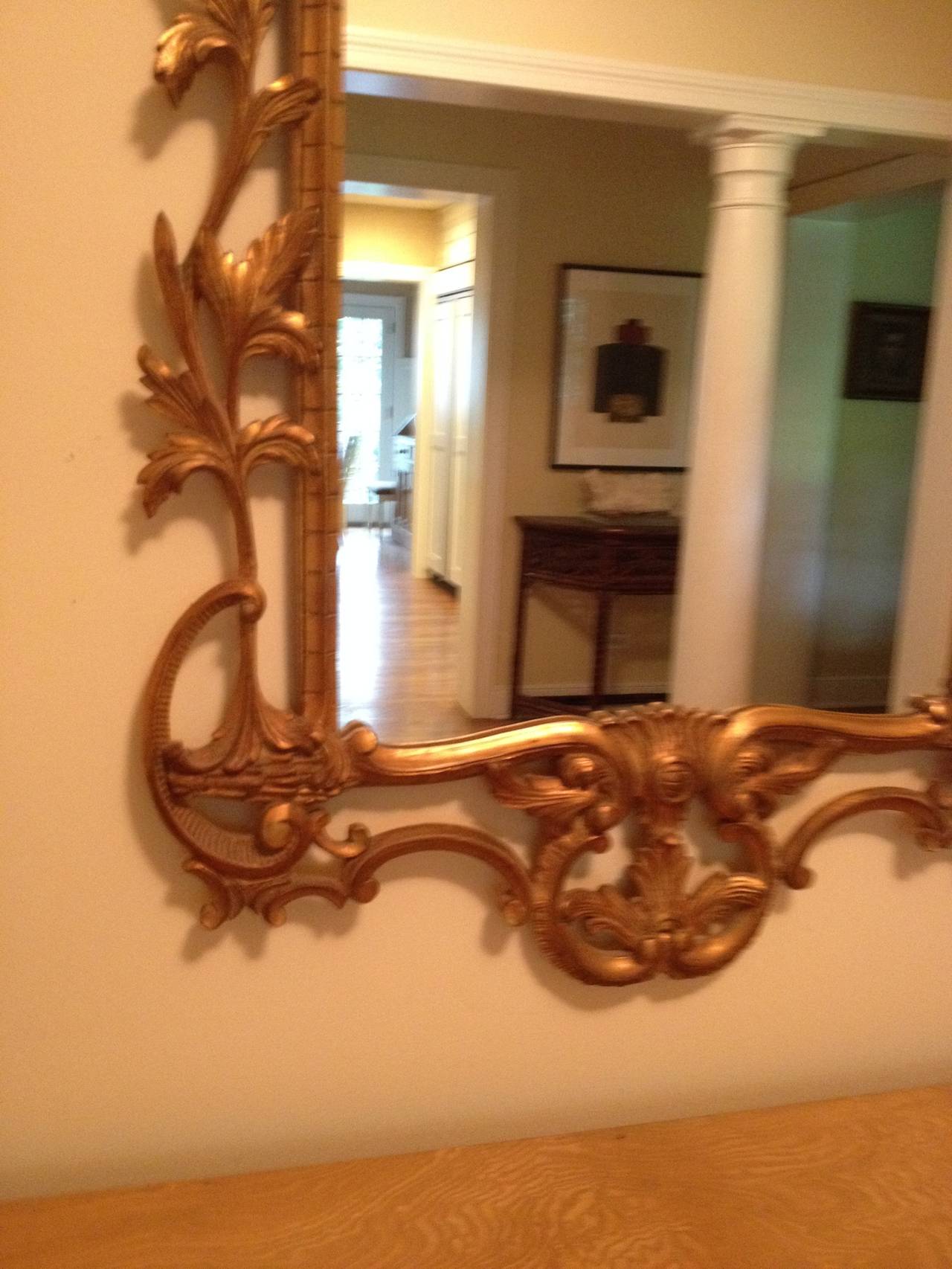 Giltwood Mirror by Carvers' Guild In Excellent Condition In Chicago, IL