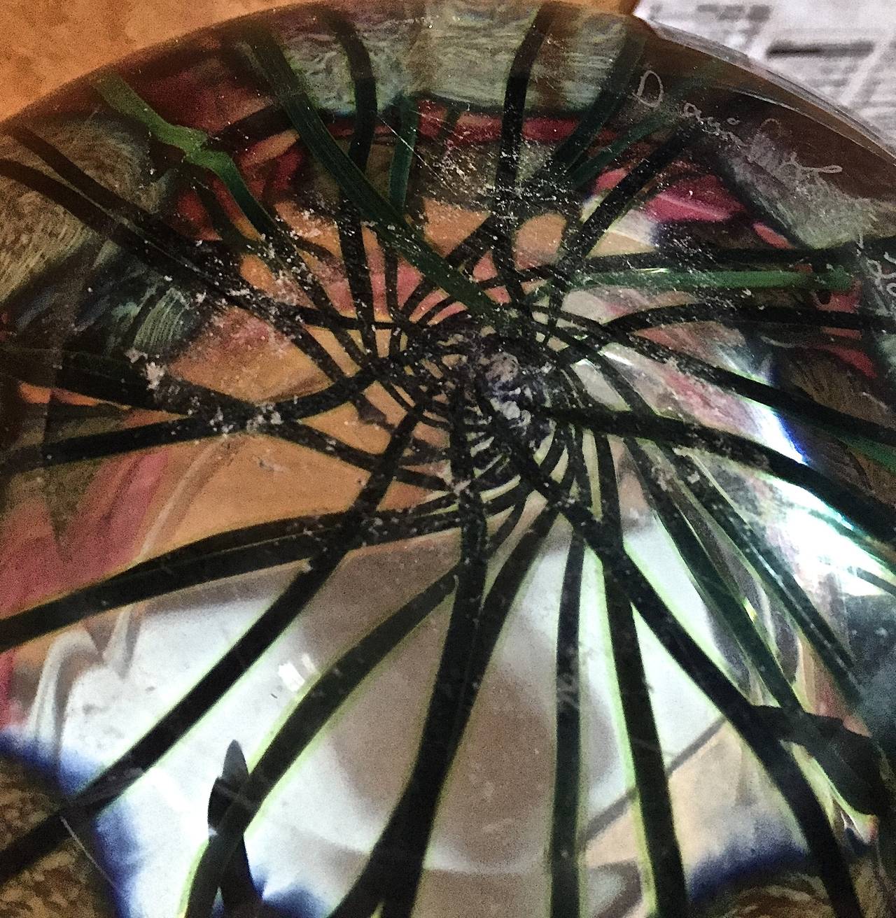 Art glass bowl by David Lotton 1