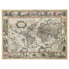 Nova Totius Terrarum Orbis Geographica Ac Hydrographica Tabula, 1638