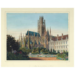 View of the Abbey Church of Saint Ouen at Rouen