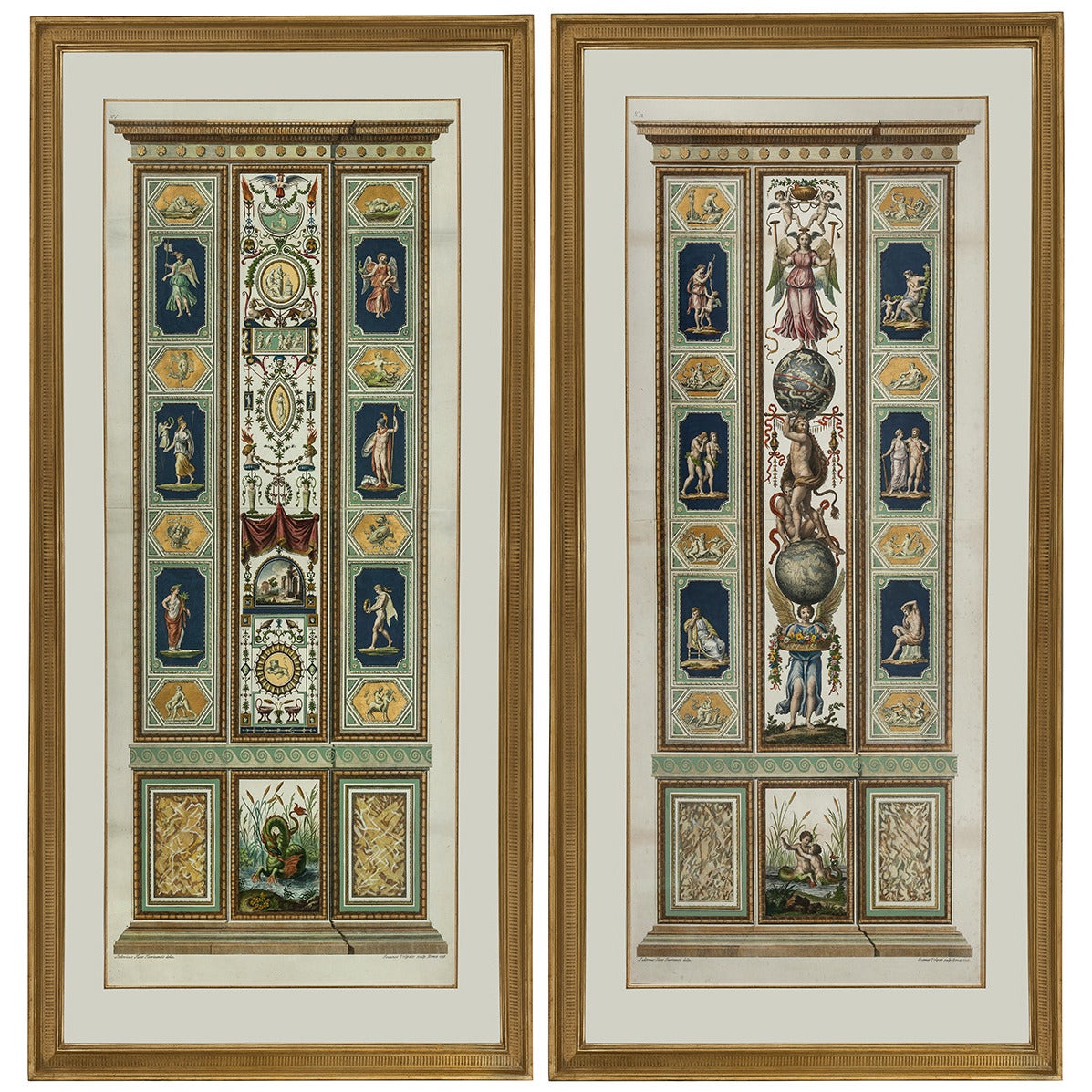 Raphael Loggia Prints, 1772 For Sale