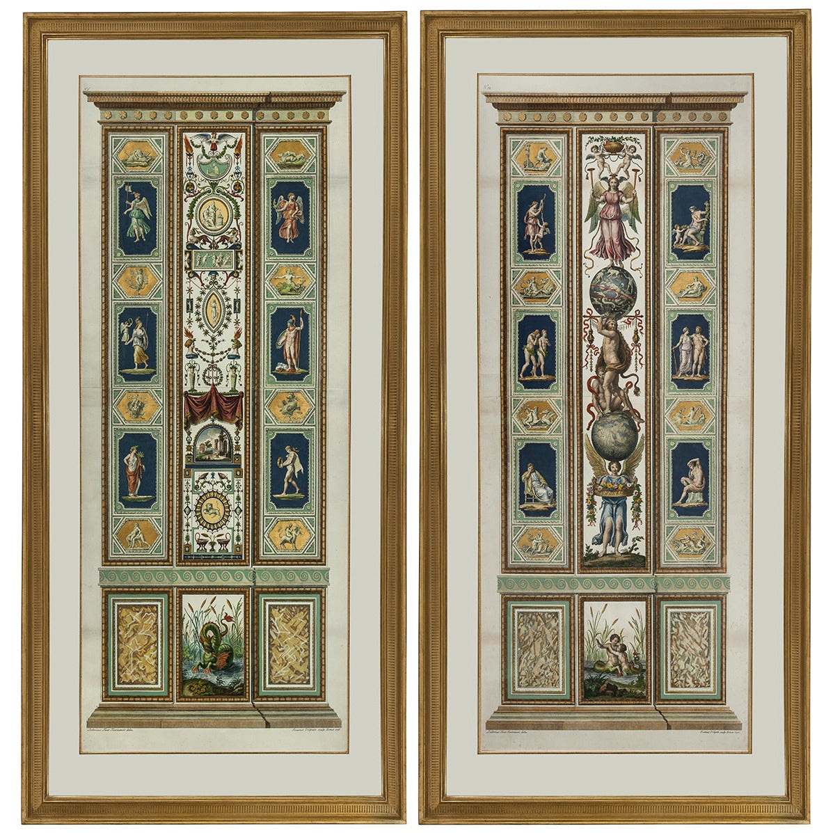 Raphael Loggia Prints, 1772 For Sale