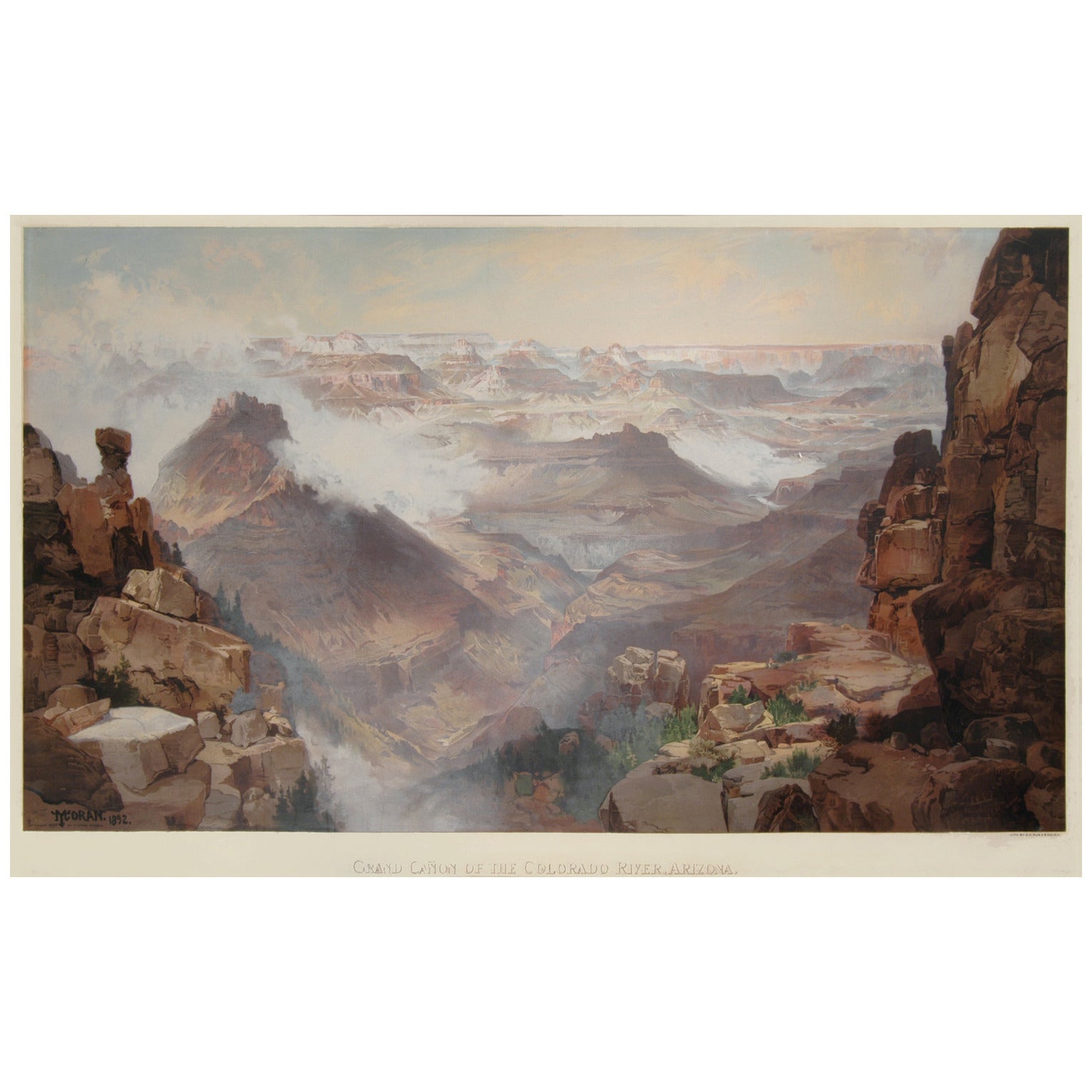 Grand Canyon of the Colorado River, Arizona, 1893 For Sale
