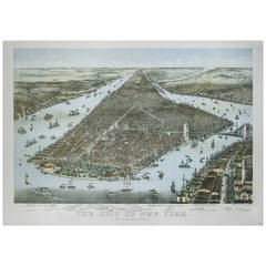 City of New York Chromolithograph, 1892