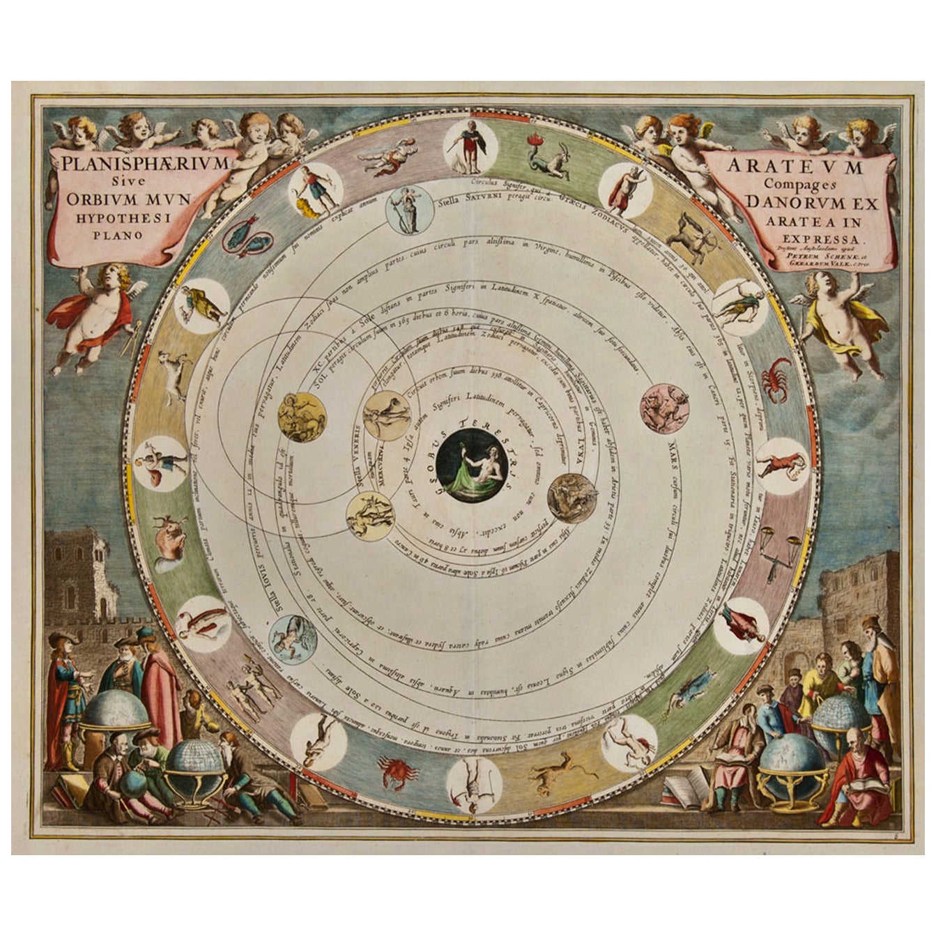 Planisphaerium Arteum, 1708 For Sale