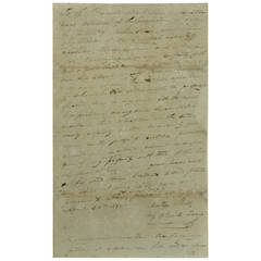 Original Manuscript Letter Signed by William Barret Travis, 1834