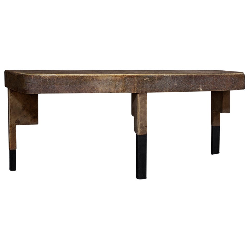 Fiber glass covered wood desk - 'Progetto Domestico'