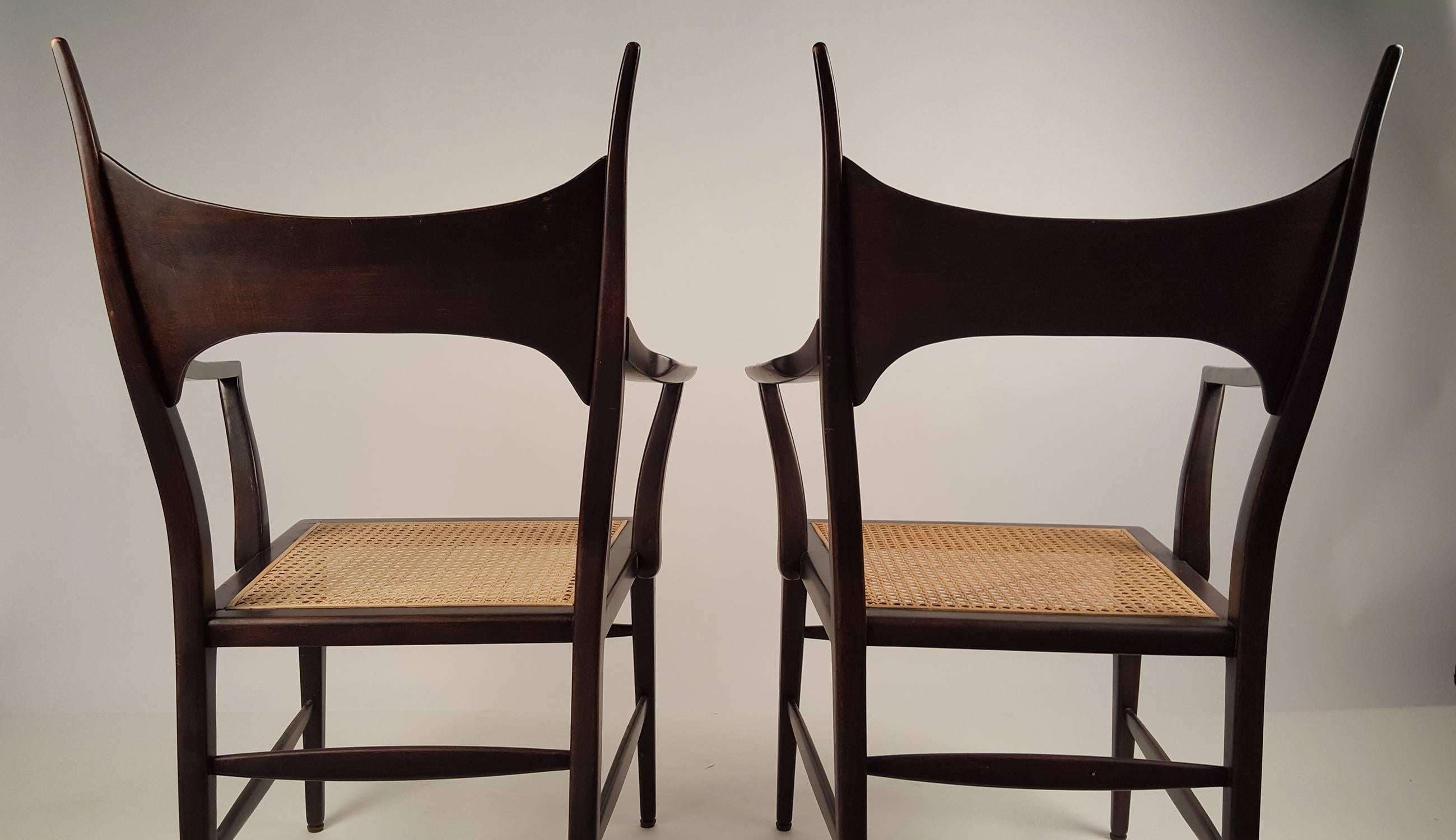 Set of Eight Edward Wormley 5580 Dining Chairs for Dunbar, 1950s 1