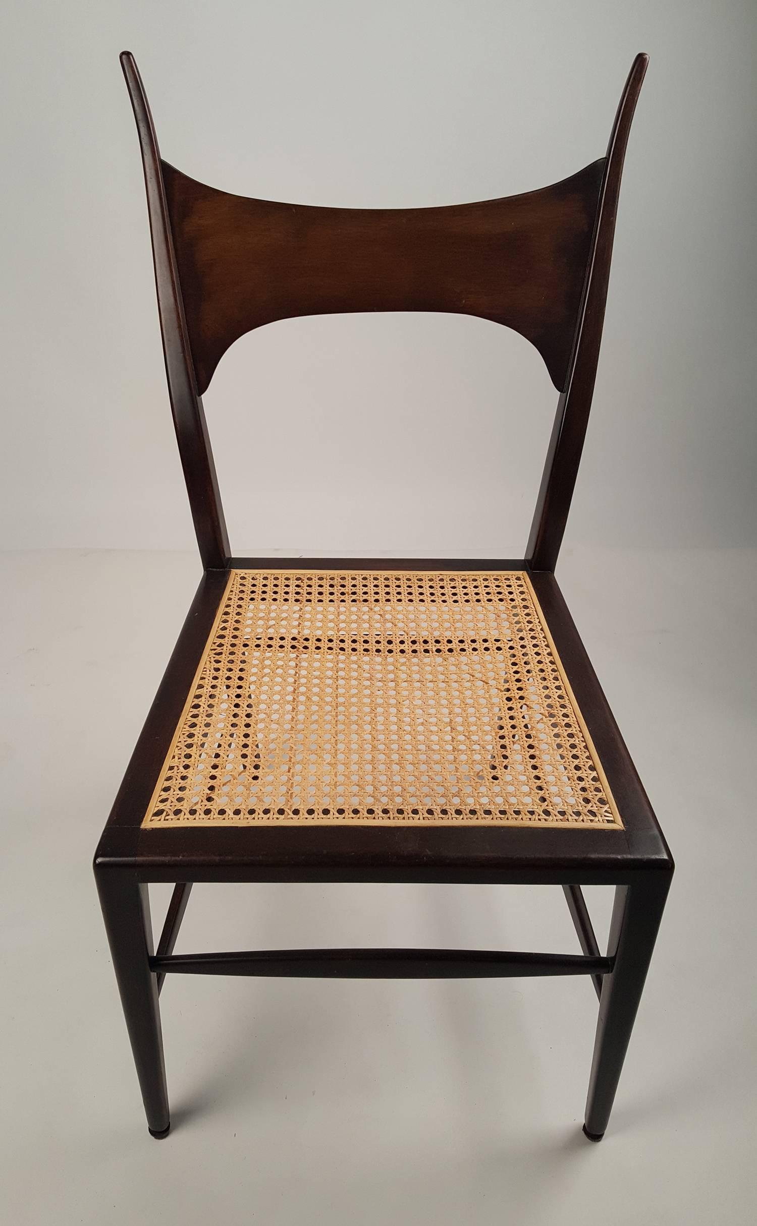 Set of Eight Edward Wormley 5580 Dining Chairs for Dunbar, 1950s 5