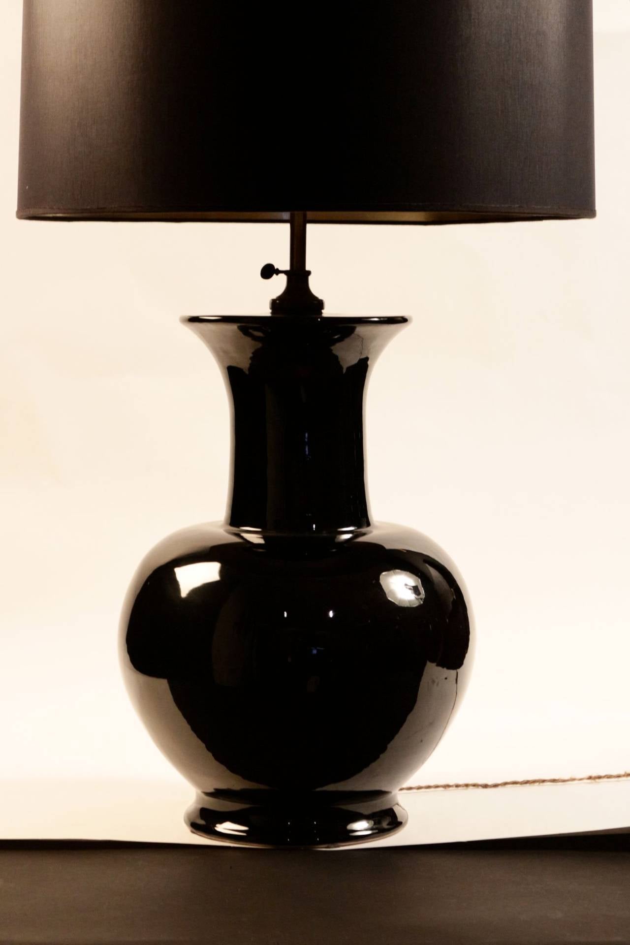 Ceramic Table Lamp, 1960s In Excellent Condition In Saint-Ouen, FR