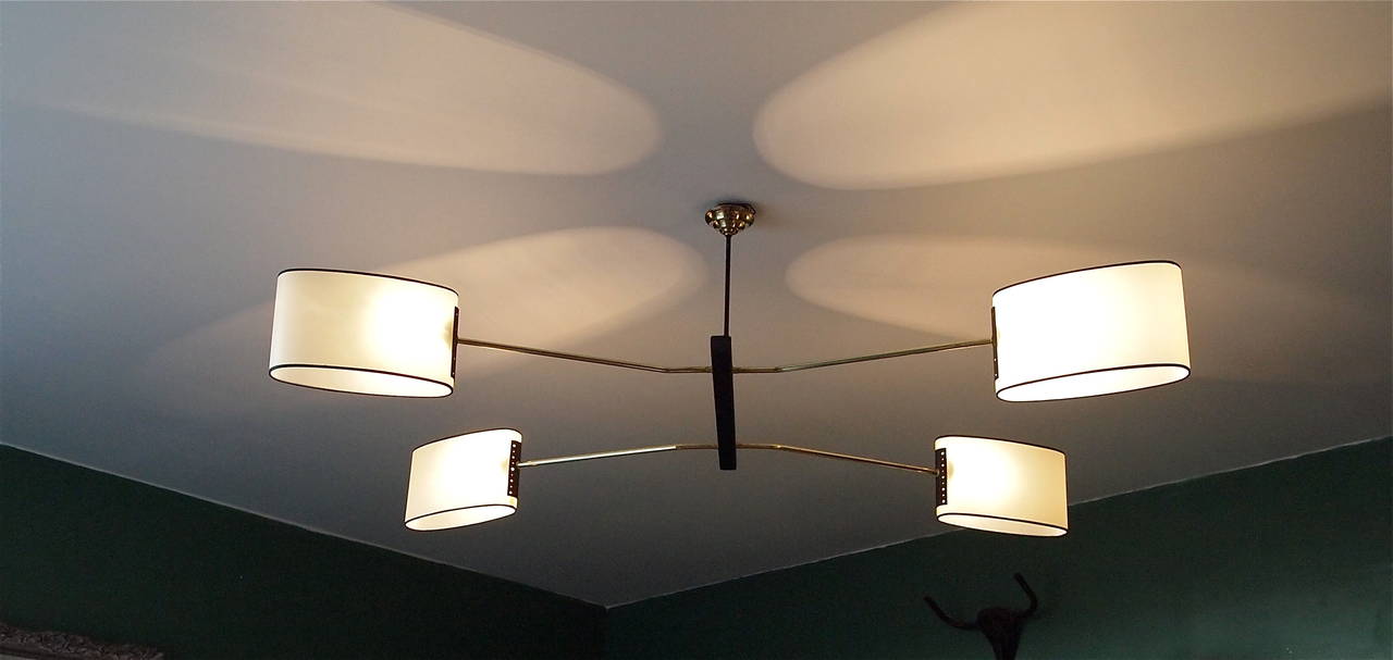 1950s-1960s Chandelier by Maison Arlus