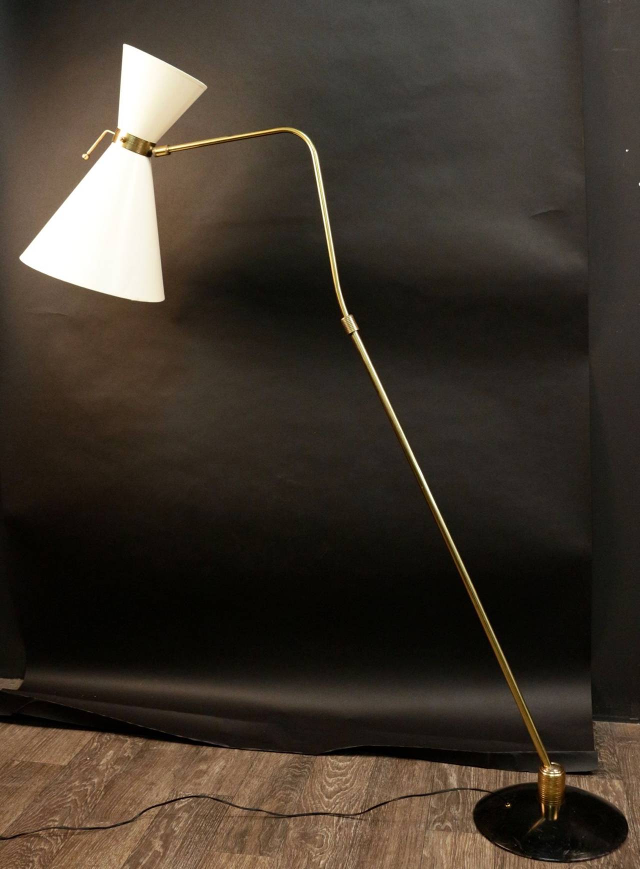 1950s Floor Lamp by Maison Lunel 2