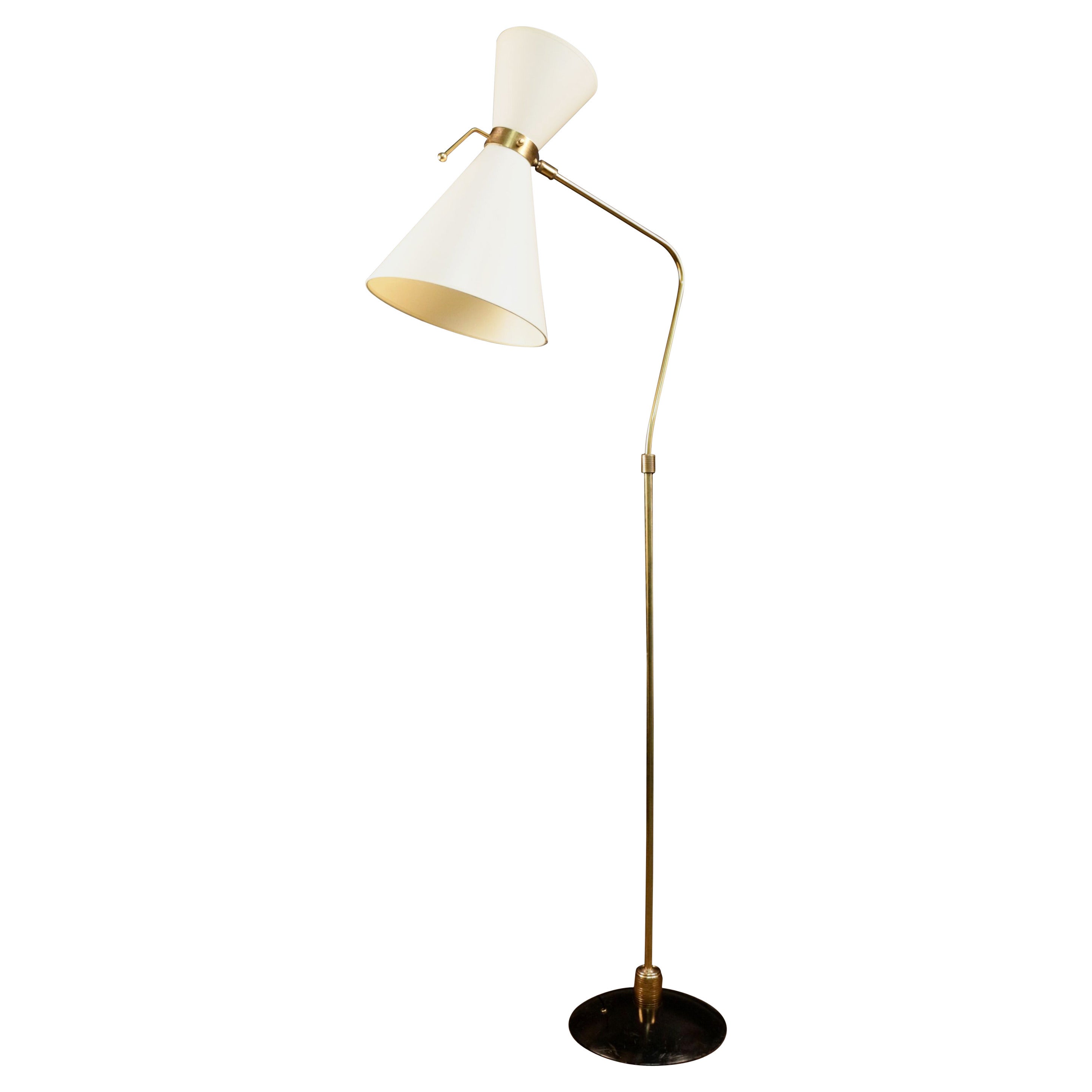 1950s Floor Lamp by Maison Lunel