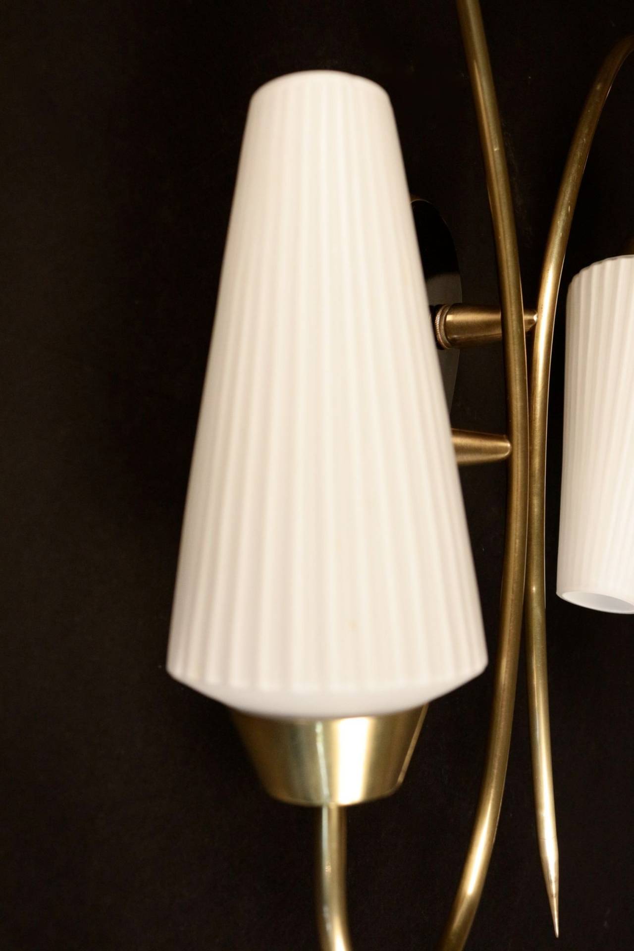 Mid-20th Century Two 1950s Sconces by Maison Lunel