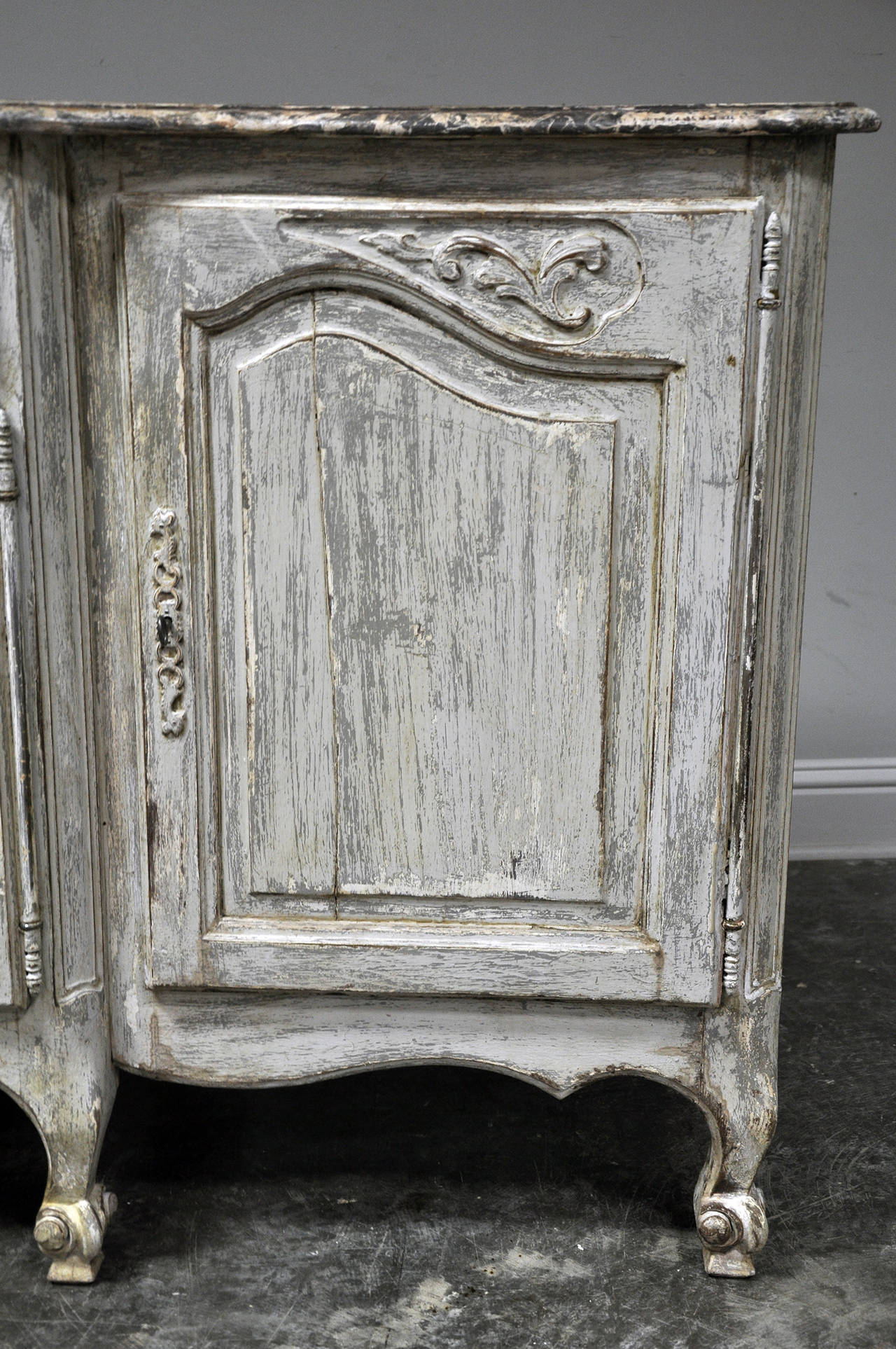 French Early 20th Century Louis XV Style Buffet, Painted