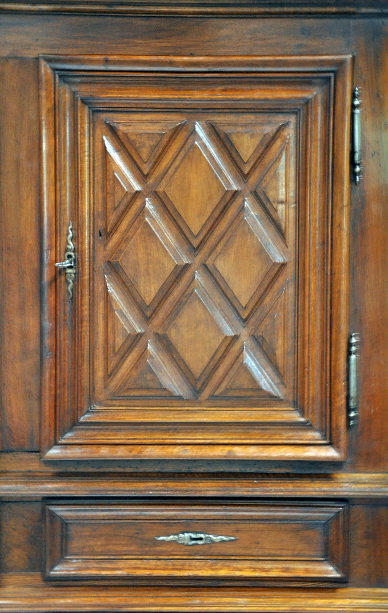 19th Century French Louis XIII Style Cabinet in Walnut 3